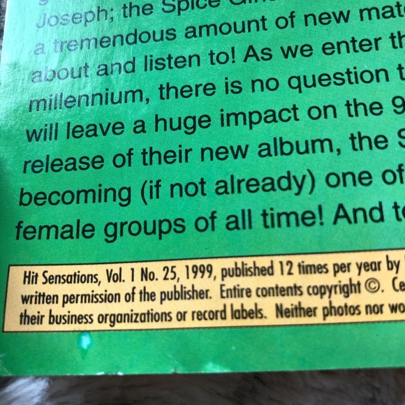 Spice Girls 1999 Magazine. Excellent Condition. - Picture 10 of 12